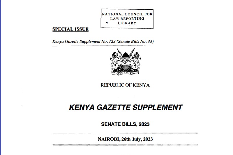 Kenya gazette