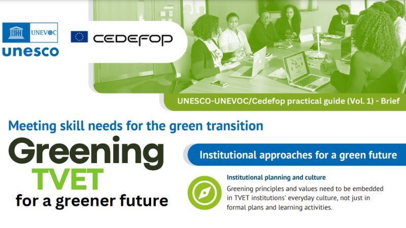 Meeting skill needs for the green transition for a greener future