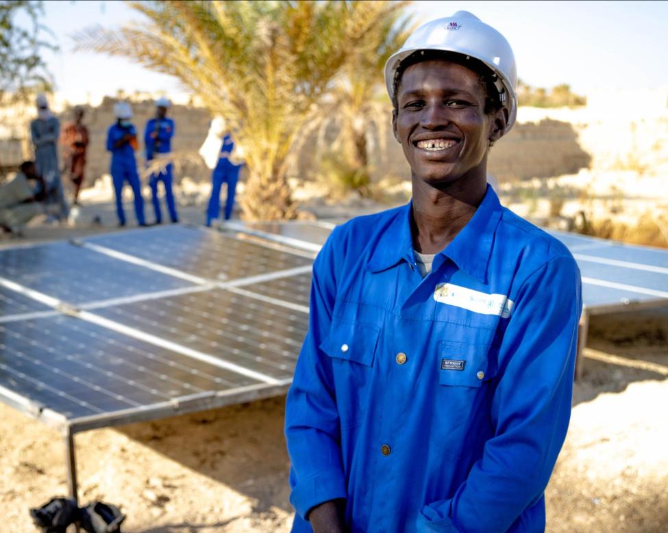 After four unsuccessful attempts to reach Libya, Hamid decided to give up on his migration ambition to stay at home, but he faced a dilemma. “I couldn’t go back to high school because I was too old compared to the others,” he explained. For him, participating in the technical and vocational training programme is an opportunity to start anew. He was selected in a community mapping exercise that IOM conducted with leaders to identify young people. “When I heard of the vocational training programme, I applied immediately to study electrical engineering because I saw it as an opportunity to acquire skills and rebuild my life,” he said. *** The technical and vocational training programme is part of the project “Empowering youth in central Chad to become peacebuilding agents” is funded by the UN Peacebuilding Fund and is implemented jointly by the International Organization for Migration (IOM) and the World Food Programme (WFP) in Chad.