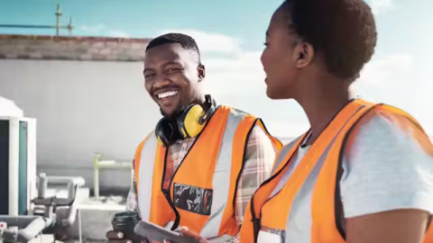 The number of young people in Kenya’s construction industry is growing. PeopleImages/Getty Images