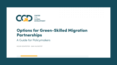 Options for Green-Skilled Migration Partnerships