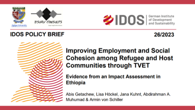 Inclusive TVET Training for Hosts and Refugees in Ethiopia | Results of the Evaluation 