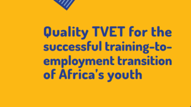 Youth employment is one of the main challenges facing the African continent. The numbers speak for themselves. Young people between the ages of 15 to 24 make up 20 per cent of the African population and represent 41 per cent of the unemployed. Seventy per cent of youth that do have jobs are doing work categorised as vulnerable employment. In this context of massive ‘hidden unemployment’, the number of people of working age is set to increase by approximately 450 million by 2035. According to the 2017 Africa