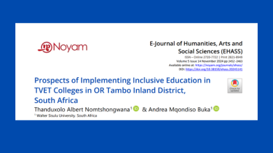 Prospects of Implementing Inclusive Education in TVET Colleges in OR Tambo Inland District, South Africa
