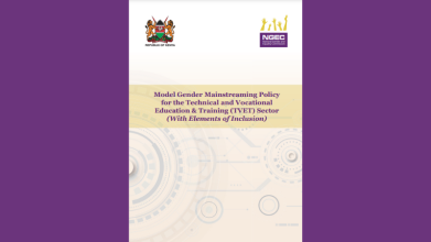 Model Gender Mainstreaming Policy for the Technical and Vocational Education & Training (TVET) Sector (With Elements of Inclusion)