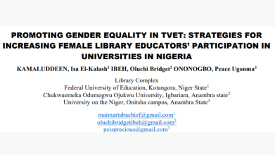 Promoting Gender Equality in TVET in Nigeria's Universities